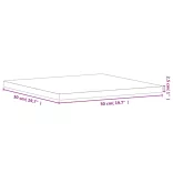 tömör bükkfa négyzet alakú asztallap 50 x 50 x 2,5 cm