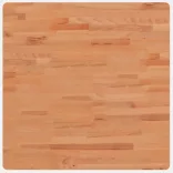 tömör bükkfa négyzet alakú asztallap 70 x 70 x 2,5 cm