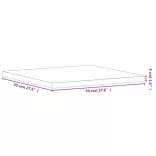 tömör bükkfa négyzet alakú asztallap 70 x 70 x 4 cm