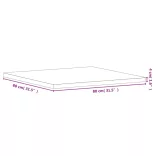 tömör bükkfa négyzet alakú asztallap 80 x 80 x 4 cm