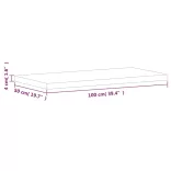 tömör bükkfa fürdőszobai pult 100 x 50 x 4 cm