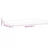 tömör bükkfa fürdőszobai pult 100 x 60 x 4 cm