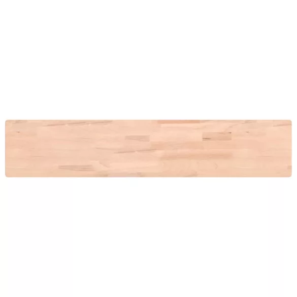 tömör bükkfa fali polc 100 x 20 x 4 cm