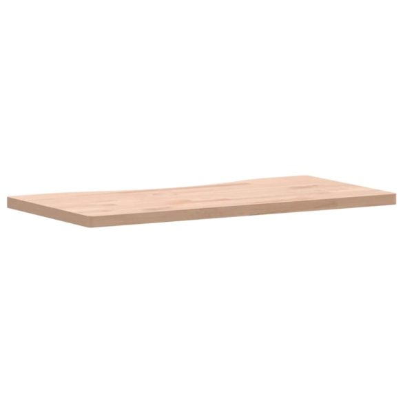 tömör bükkfa íróasztallap 80 x (36-40) x 2,5 cm