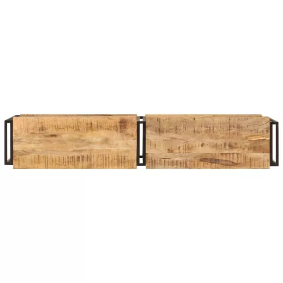 tömör mangófa TV-szekrény 160 x 30 x 40 cm