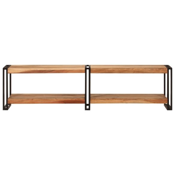 tömör akácfa TV-szekrény 160 x 30 x 40 cm