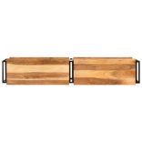 tömör akácfa TV-szekrény 160 x 30 x 40 cm