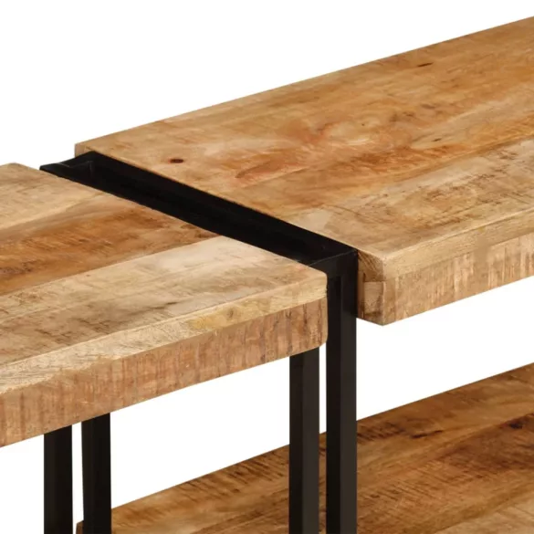 tömör mangófa TV-szekrény 200 x 30 x 40 cm