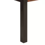 mézbarna tömör mangófa étkezőasztal 120x60x76 cm