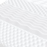 fehér 7 zónás 20 ILD keménységű habmatrac 160 x 200 cm