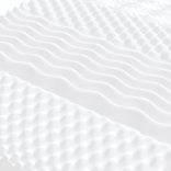 2 db fehér 7 zónás 20 ILD keménységű habmatrac 80 x 200 cm