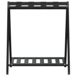 fekete bambusz bőröndtartó 68 x 38 x 58 cm