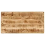 tömör mangófa és vas bárasztal 110 x 55 x 107 cm