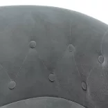 sötétszürke bársony étkezőszék