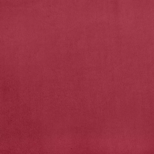 bordó bársony kagylófotel lábzsámollyal