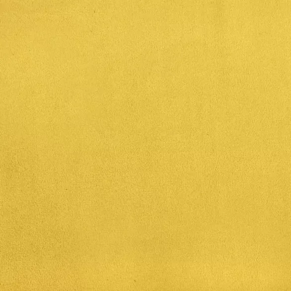 sárga bársony kagylófotel lábzsámollyal