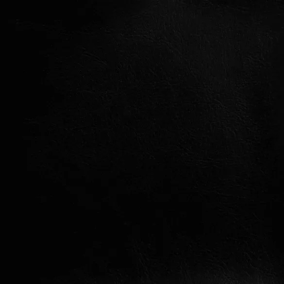 fekete műbőr kagylófotel lábtartóval