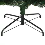 csuklópántos műkarácsonyfa piros bogyókkal 120 cm