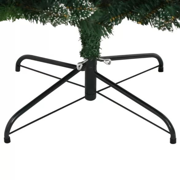 csuklópántos műkarácsonyfa piros bogyókkal 120 cm