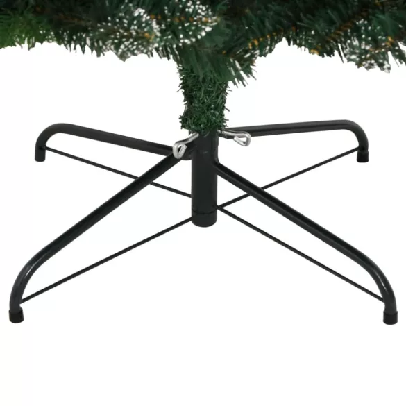 csuklópántos műkarácsonyfa piros bogyókkal 210 cm