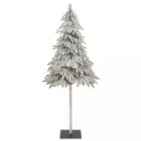 műkarácsonyfa hóval 210 cm