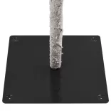 műkarácsonyfa hóval 210 cm