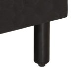 fekete tömör mangófa TV-szekrény 100 x 33 x 46 cm