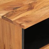 tömör akácfa TV-szekrény 70 x 33 x 46 cm