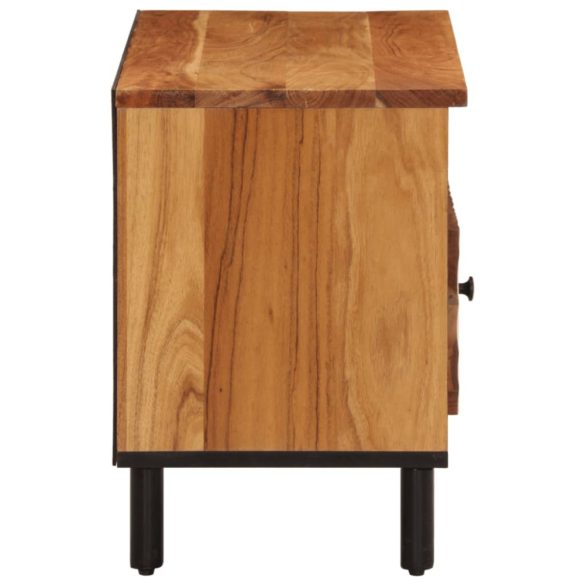 tömör akácfa TV-szekrény 80x33x46 cm