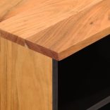 tömör akácfa TV-szekrény 80x33x46 cm