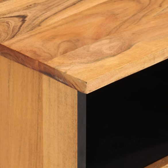 tömör akácfa és szerelt fa TV-szekrény 100 x 33 x 46 cm