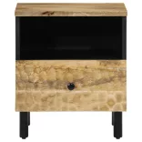 tömör mangófa éjjeliszekrény 40 x 33 x 46 cm