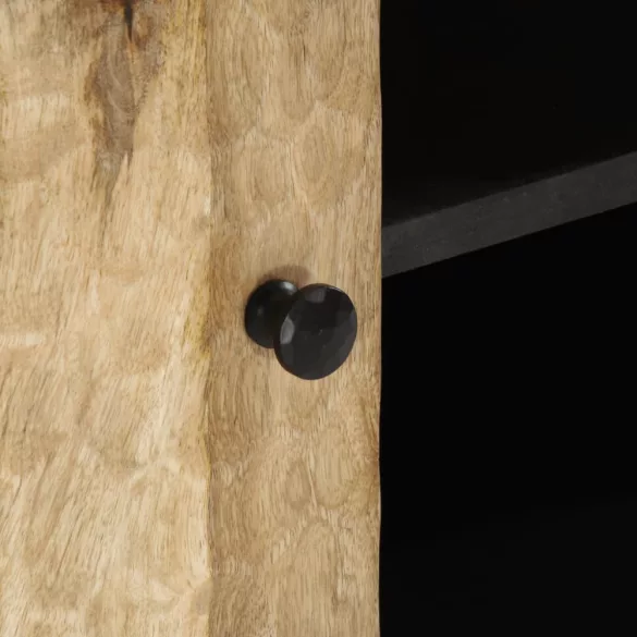 tömör mangófa TV-szekrény 80 x 31 x 46 cm