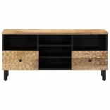 tömör mangófa TV-szekrény 100 x 33 x 46 cm