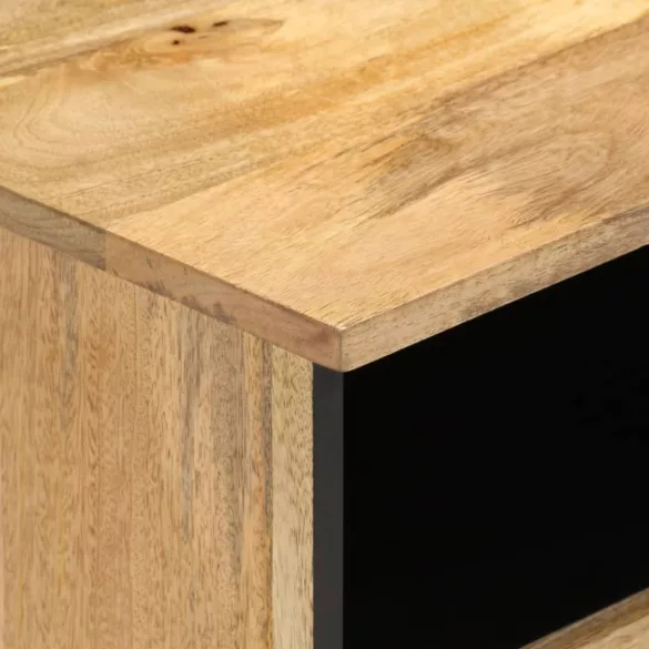 tömör mangófa TV-szekrény 100 x 33 x 46 cm