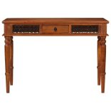 tömör akácfa íróasztal fiókkal 110 x 50 x 76 cm