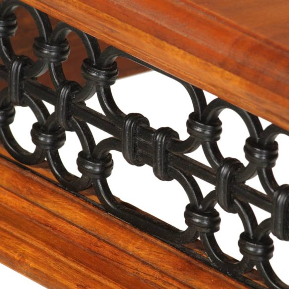 tömör akácfa íróasztal fiókkal 110 x 50 x 76 cm