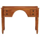 tömör akácfa íróasztal fiókokkal 110 x 50 x 76 cm