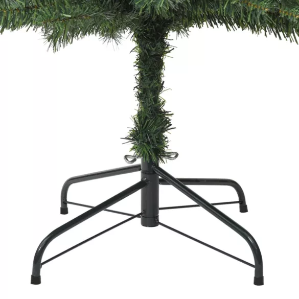 vékony PVC műkarácsonyfa állvánnyal 270 cm