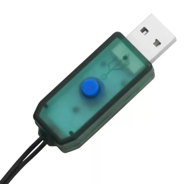 megvilágított műkarácsonyfa 60 LED-del 120 cm