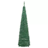 könnyen felállítható műkarácsonyfa 50 db LED-fénnyel 120 cm