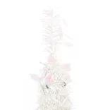 könnyen felállítható műkarácsonyfa 50 db LED fénnyel 120 cm