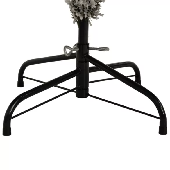 csuklópántos műkarácsonyfa hóval 210 cm