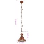 alumínium függőlámpa 25 x 25 x 134 cm