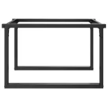 acél dohányzóasztallábak O-alakú vázzal 70 x 60 x 43 cm