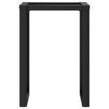 acél dohányzóasztallábak O-alakú vázzal 60 x 50 x 73 cm