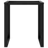 acél dohányzóasztallábak O-alakú vázzal 60 x 60 x 73 cm