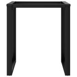 acél dohányzóasztallábak O-alakú vázzal 70 x 70 x 73 cm