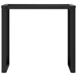 acél dohányzóasztallábak O-alakú vázzal 80 x 40 x 73 cm