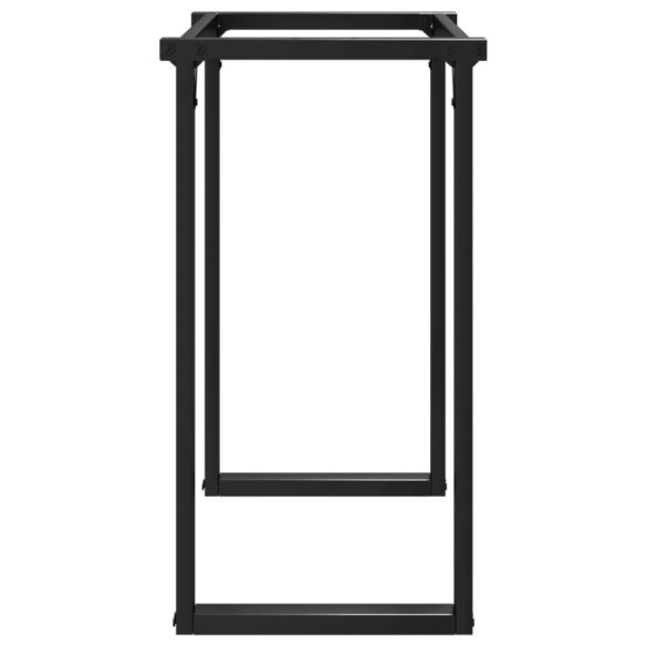 acél dohányzóasztallábak O-alakú vázzal 80 x 40 x 73 cm